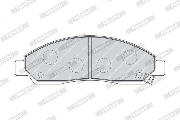 FERODO FDB1816 Brake Pad Set, disc brake