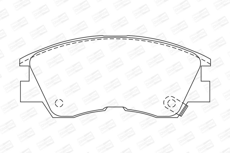 CHAMPION Plaquettes de frein à disque 572281CH