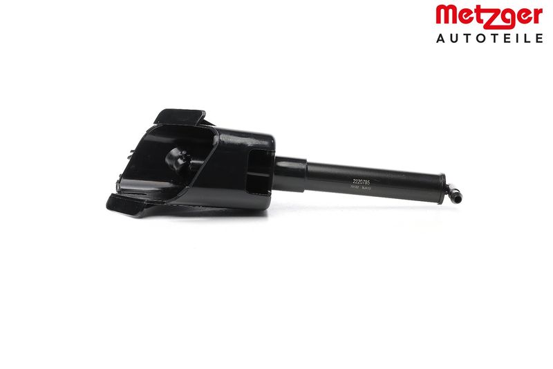 Washer fluid jet, headlight cleaning