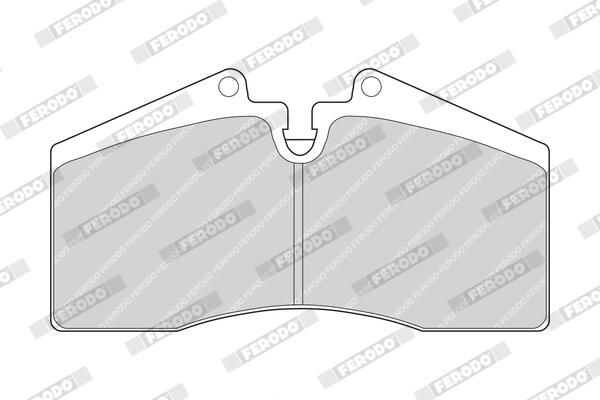FERODO FDB560 Brake Pad Set, disc brake