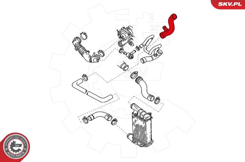 Шланг подачі наддувального повітря, Skv Germany 43SKV114