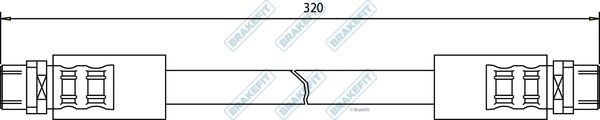 APEC Brake Hose BHO4075