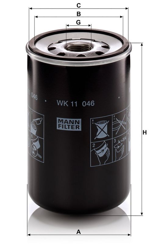 filtr paliva FORD Cargo, F-MAX WK11046