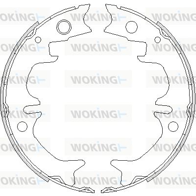 Комлект тормозных накладок на Avensis, Camry, Carina, Celica, RX