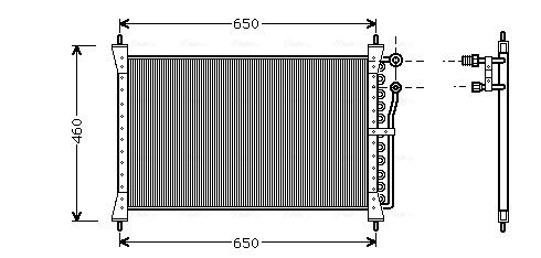 AVA QUALITY COOLING kondenzátor, klíma JR5012