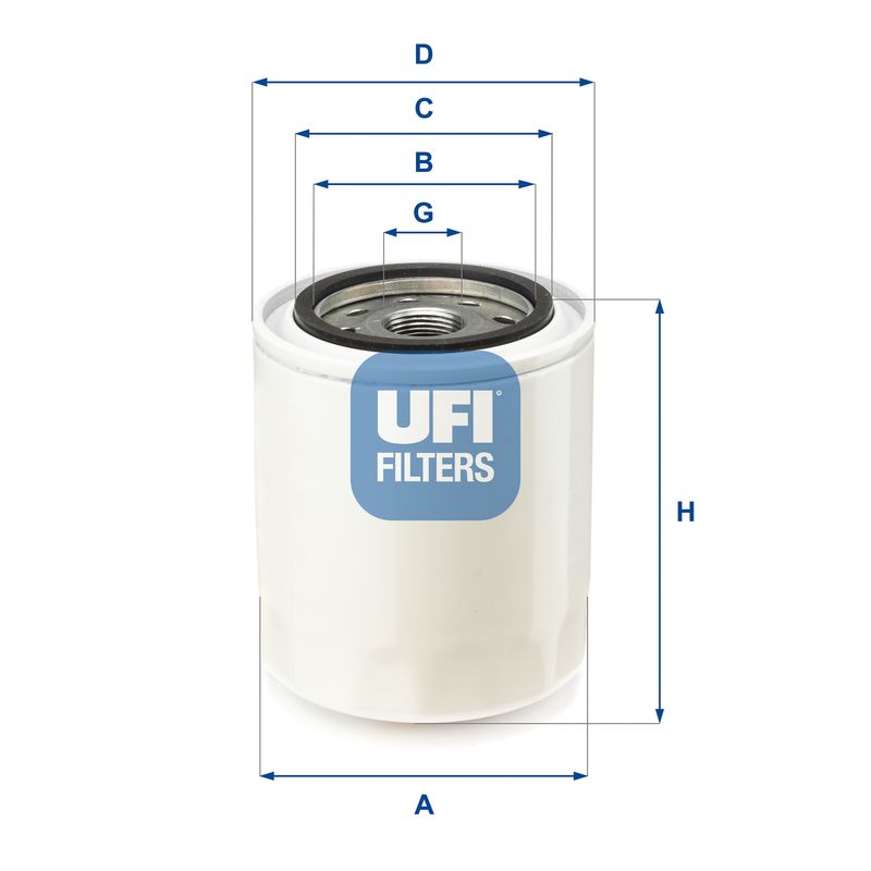 Гідравлічний фільтр, автоматична коробка передач, Ufi 80.059.00