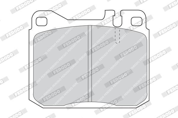 FERODO Plaquettes de frein à disque FDB243