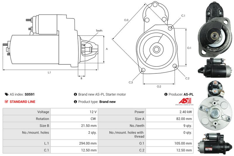 AS-PL S0591 Starter