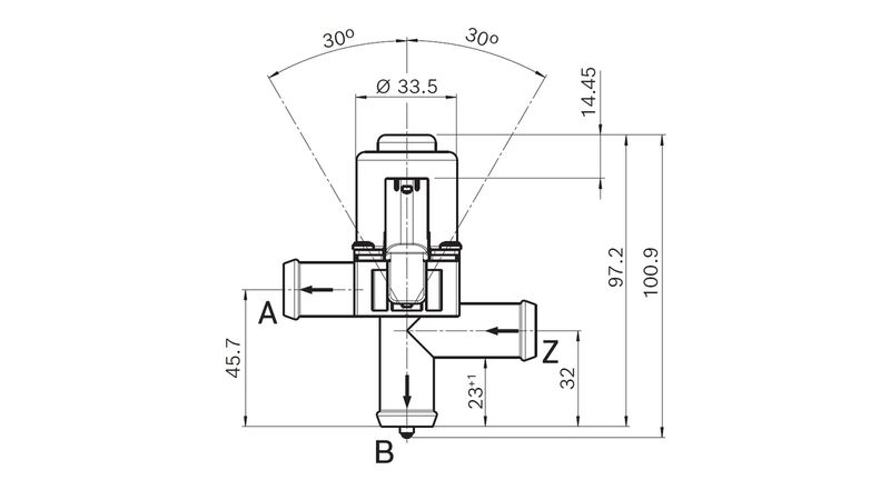 BOSCH 1 147 412 282 Coolant Control Valve