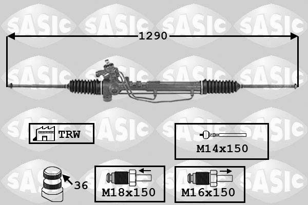 Рульовий механізм, Sasic 7006150