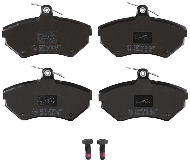 TRW GDB1437 Brake Pad Set, disc brake
