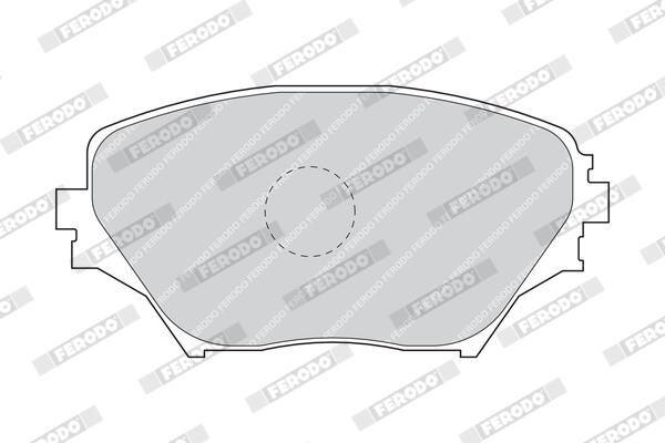 FERODO FDB1514 Brake Pad Set, disc brake