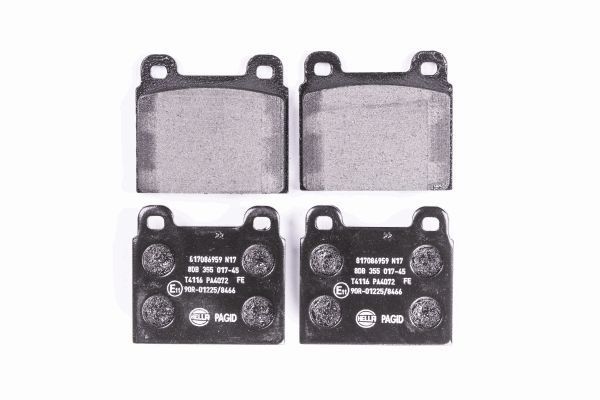 HELLA PAGID 8DB 355 017-451 Brake Pad Set, disc brake