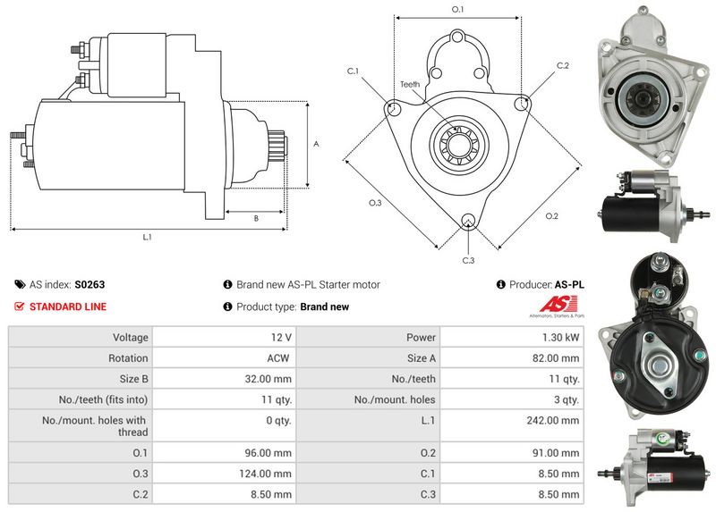 AS-PL S0263 Starter