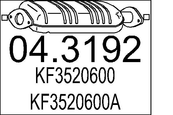 MTS katalizátor 04.3192