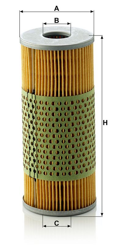 Oliefilter (patroon) past: MERCEDES