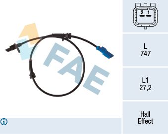 FAE érzékelő, kerékfordulatszám 78333