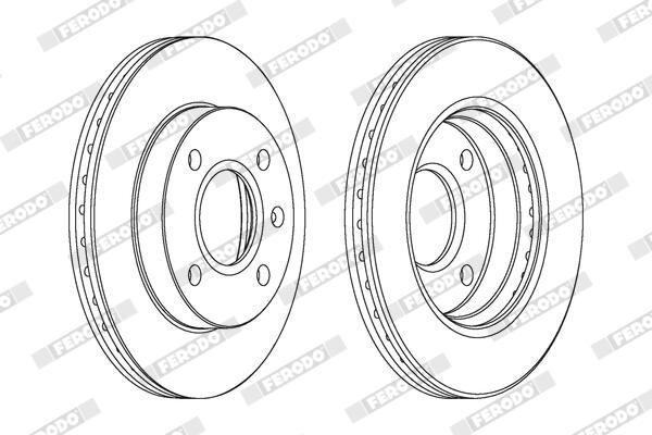 FERODO DDF766 Brake Disc