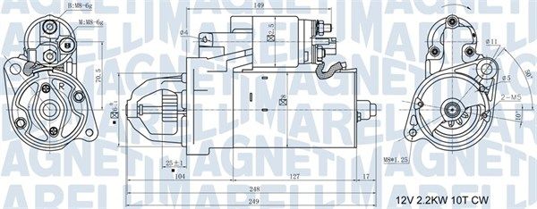 Стартер, Magneti Marelli 063721411010