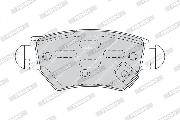 FERODO FDB1294 Brake Pad Set, disc brake