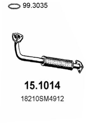 ASSO 15.1014 - Exhaust Pipe