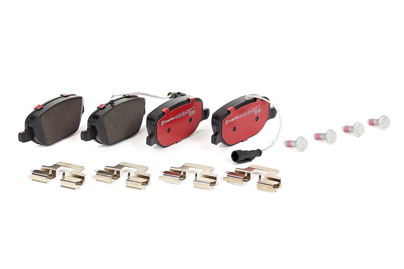 Piduriklotsi komplekt, ketaspidur, BREMBO P 23 152X