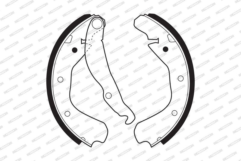 Sada brzdových čelistí FSB198