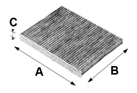 Filtr, vzduch v interiéru 698716