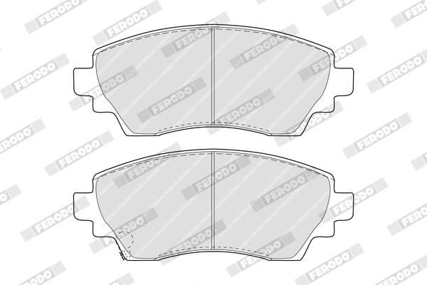 FERODO FDB1391 Brake Pad Set, disc brake