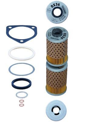 Product Image - Oliefilter - OX36D - MAHLE