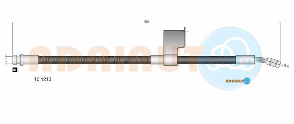 Гальмівний шланг, Adriauto 10.1213