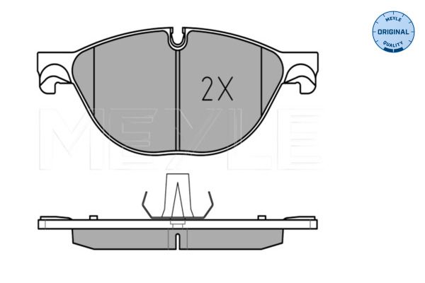 MEYLE 025 250 4519 Brake Pad Set, disc brake