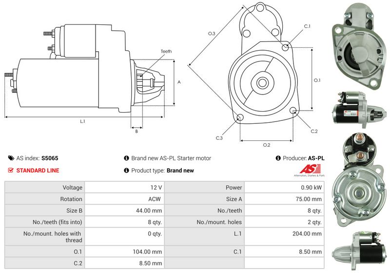 AS-PL S5065 Starter