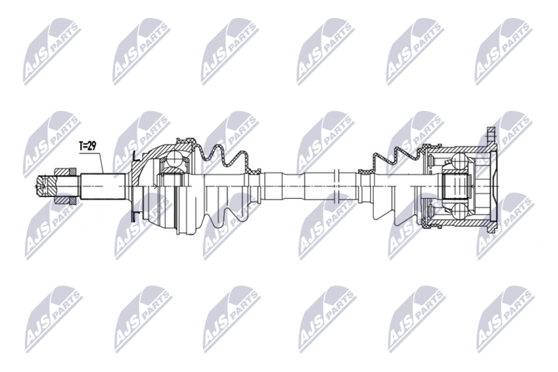 NTY NPW-NS-221 - Drive Shaft
