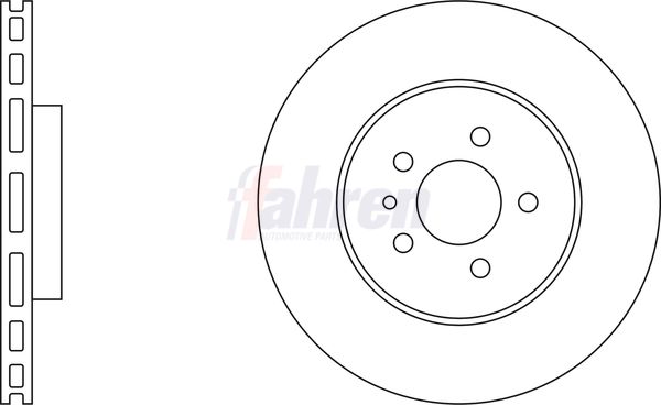Fahren Brake Disc FBD6172