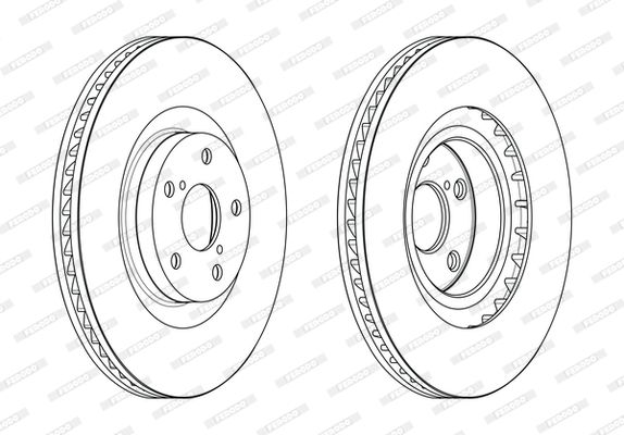 Гальмівний диск Ferodo DDF2496LC1