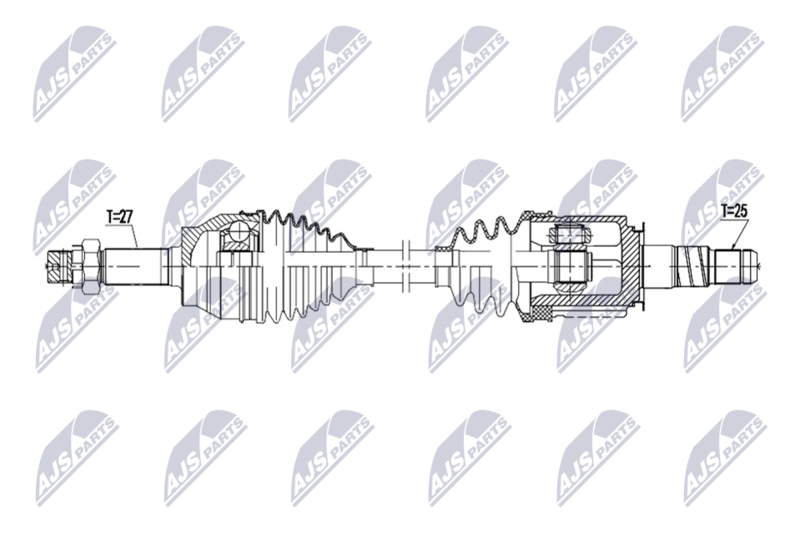 NTY NPW-NS-187 Drive Shaft