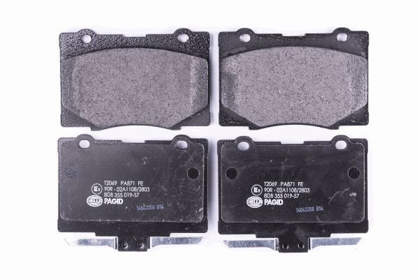 HELLA PAGID 8DB 355 019-571 Brake Pad Set, disc brake