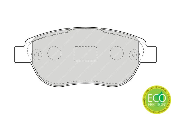 FERODO FDB1476 Brake Pad Set, disc brake