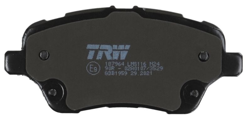 TRW GDB1959 Brake Pad Set, disc brake