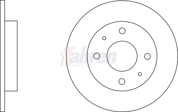 Fahren Brake Disc FBD6405