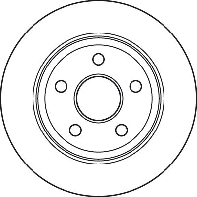 TRW DF4914S Brake Disc