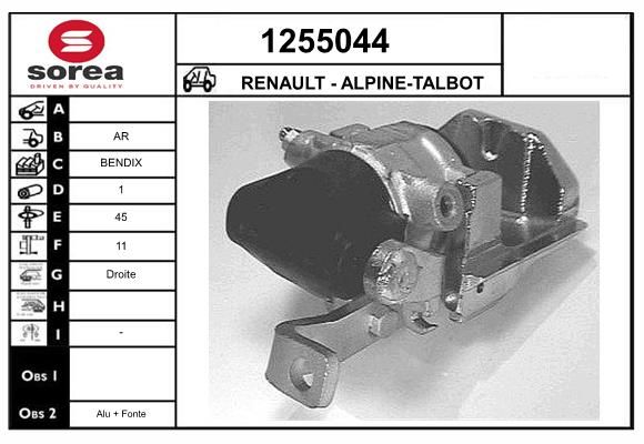 SNRA 1255044 - Stabdžių suportas