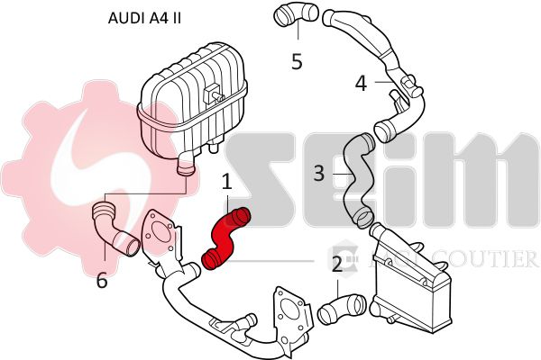 SEIM 981065 Charge Air Hose