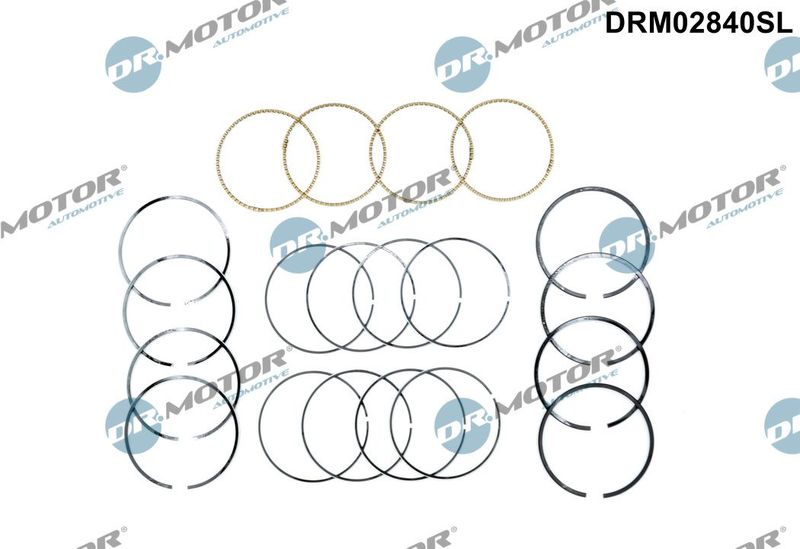 Dr.Motor Automotive dugattyúgyűrű-készlet DRM02840SL