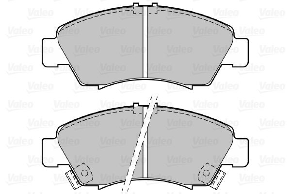 VALEO 598760 Brake Pad Set, disc brake