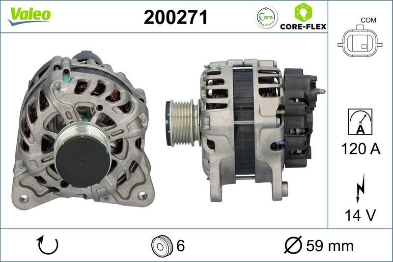 VALEO Dynamo / Alternator 200271