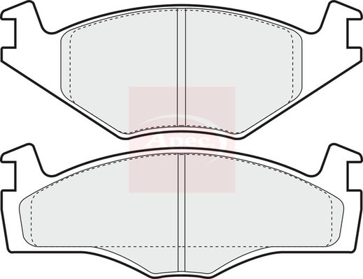 APEC Brake Pad Set, disc brake PAD855