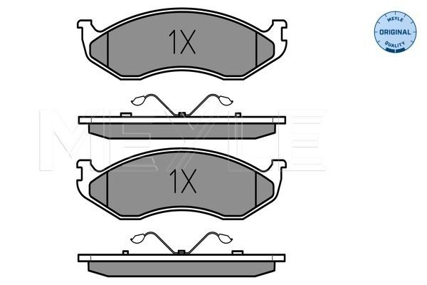 MEYLE 025 218 2217 Brake Pad Set, disc brake