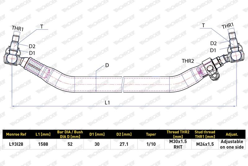 Příčné táhlo řízení L93I28